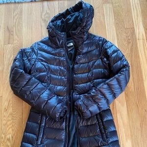 North Face long puffer jacket 550 fill